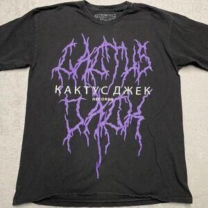 Travis Scott DJ Screw Astroworld T Shirt Mens Large Lightning 2018 Tour Merch